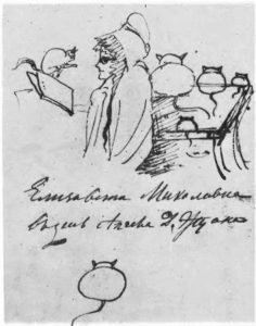 Рисунки А. С. Пушкина из его черновиков
