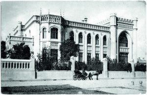 Фасад особняка Зинаиды Морозовой (примерно 1913 год)