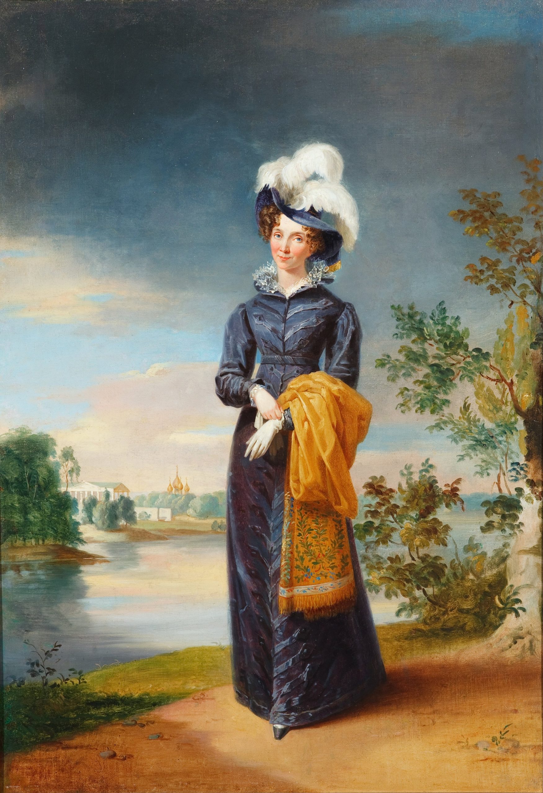 Джордж Доу. Императрица Елизавета Алексеевна. 1826 г. Русские императрицы